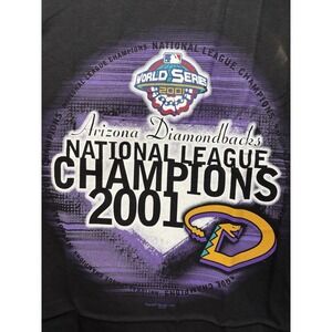 Arizona Diamondbacks Shirt MLB Majestic Men's XXL National League Champs Vintage